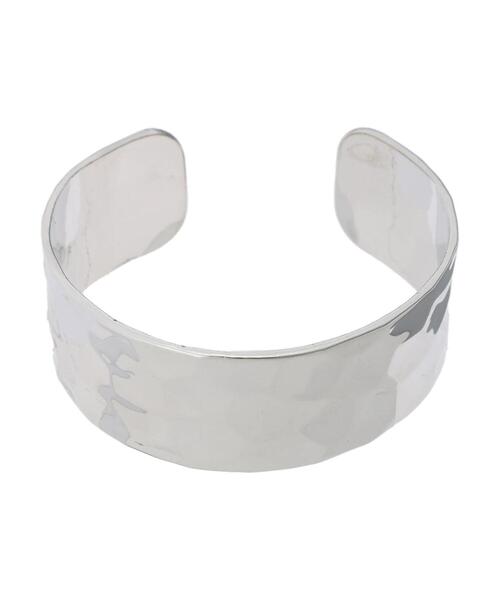 YECCA VECCA(イェッカヴェッカ)の「テクスチャーメタルワイドバングル(バングル/リストバンド・レディース・ゴールド/シルバー・FREE)」の6枚目の写真