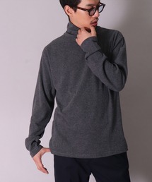 BAYBLO | (MI)【ユニセックス】ブラッシュド スムース タートルネック 長袖 Tシャツ(Tシャツ/カットソー)