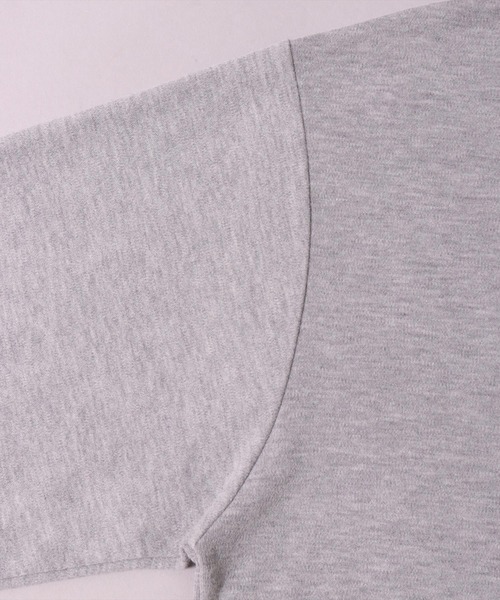 BAYBLO(ベイブロ)の「(MI)【ユニセックス】ブラッシュド スムース タートルネック 長袖 Tシャツ(Tシャツ/カットソー・メンズ・オフホワイト/チャコールグレー×ブラック/杢グレー/ブラック・LARGE/MEDIUM/X-LARGE)」の12枚目の写真