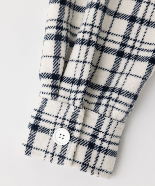 MIEL CRISHUNANT（ミエルクリシュナ）の「マルチウェイCPOジャケット【インナーのベストボアと袖が取り外し可能】（ブルゾン・レディース・ホワイト系その他/チャコールグレー/ブラック・FREE）」の20枚目の写真