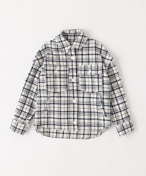 MIEL CRISHUNANT（ミエルクリシュナ）の「マルチウェイCPOジャケット【インナーのベストボアと袖が取り外し可能】（ブルゾン・レディース・ホワイト系その他/チャコールグレー/ブラック・FREE）」の15枚目の写真