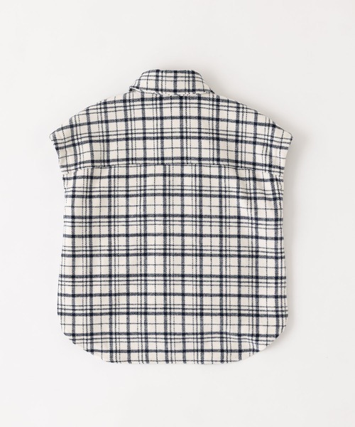 MIEL CRISHUNANT（ミエルクリシュナ）の「マルチウェイCPOジャケット【インナーのベストボアと袖が取り外し可能】（ブルゾン・レディース・ホワイト系その他/チャコールグレー/ブラック・FREE）」の18枚目の写真