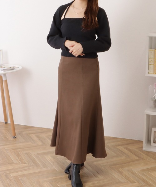 Lace Ladies（レースレディース）の「ニットキャミ×ボレロトップスセットアップ（アンサンブル・レディース・ブルー/ブラック/ホワイト・FREE）」の17枚目の写真