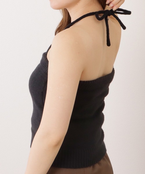 Lace Ladies（レースレディース）の「ニットキャミ×ボレロトップスセットアップ（アンサンブル・レディース・ブルー/ブラック/ホワイト・FREE）」の22枚目の写真