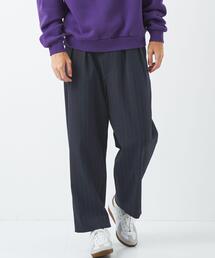 green label relaxing | テックフラノ 2プリーツ ワイド スラックス(その他パンツ)