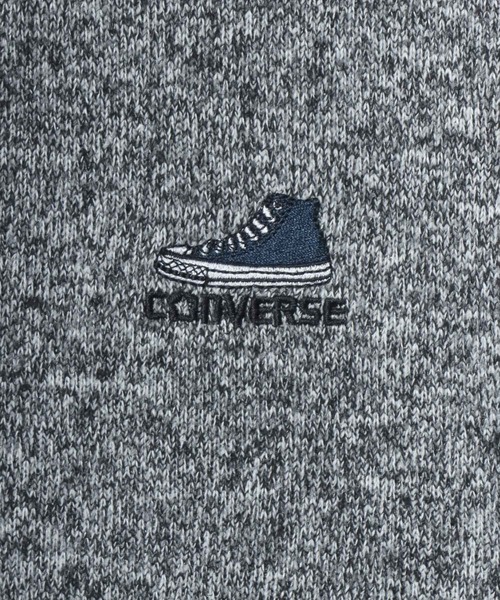 CONVERSE（コンバース）の「CONVERSE/コンバース ニットフリース 裏起毛 ロゴ ワンポイント刺繍 スウェット トレーナー/長袖 トップス プルオーバー/レディース メンズ（スウェット・レディース・ネイビー/ホワイト/グリーン/グレー・M/L/LL）」の18枚目の写真