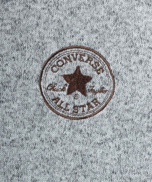 CONVERSE（コンバース）の「CONVERSE/コンバース ニットフリース 裏起毛 ロゴ ワンポイント刺繍 スウェット トレーナー/長袖 トップス プルオーバー/レディース メンズ（スウェット・レディース・ネイビー/ホワイト/グリーン/グレー・M/L/LL）」の17枚目の写真