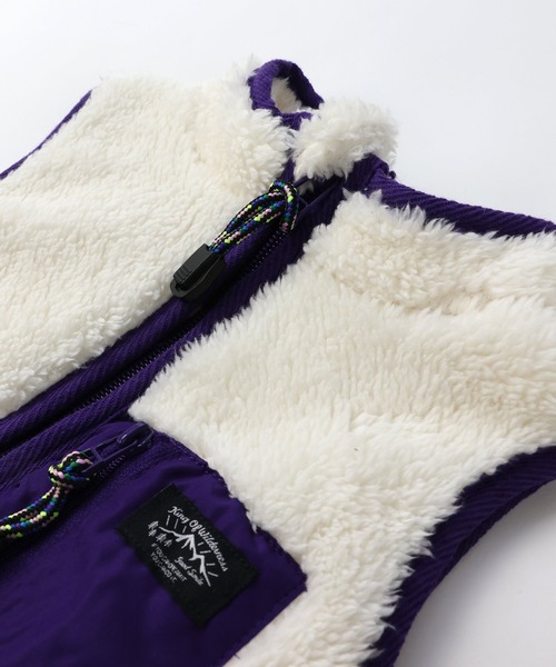 chil2（チルツー）の「ボアベスト（ベスト・キッズ・ブラック/オフホワイト/ベージュ・90cm/100cm/110cm/120cm/130cm/140cm）」の15枚目の写真