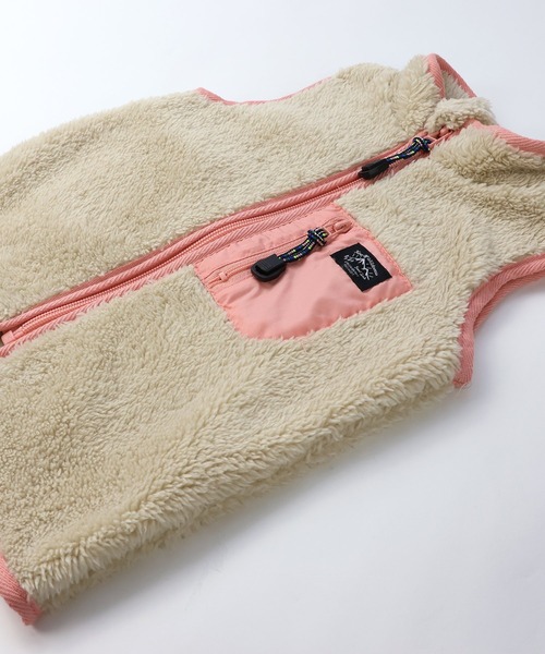 chil2（チルツー）の「ボアベスト（ベスト・キッズ・ブラック/オフホワイト/ベージュ・90cm/100cm/110cm/120cm/130cm/140cm）」の20枚目の写真