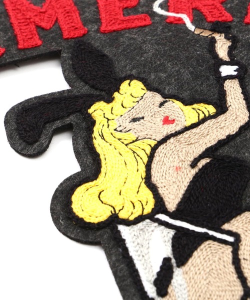 Schott(ショット)の「Schott/ショット/PATCH "BUNNY GIRL"/"バニーガール" パッチ(その他雑貨・メンズ・その他24・F)」の4枚目の写真