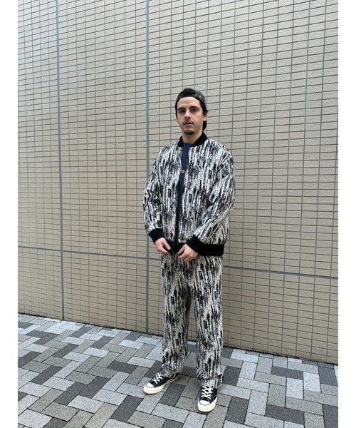 many men many mind（メニーメンメニーマインド）の「many men many mind / ルーズシルエットゴブランリブブルゾン（ブルゾン・メンズ・ブラック/ホワイト系その他・X-LARGE/LARGE/MEDIUM）」の8枚目の写真