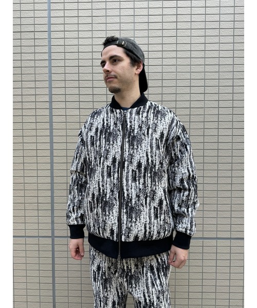 many men many mind（メニーメンメニーマインド）の「many men many mind / ルーズシルエットゴブランリブブルゾン（ブルゾン・メンズ・ブラック/ホワイト系その他・X-LARGE/LARGE/MEDIUM）」の10枚目の写真