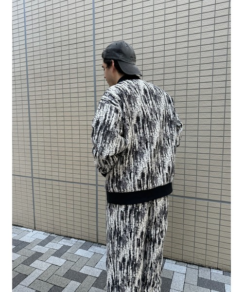 many men many mind（メニーメンメニーマインド）の「many men many mind / ルーズシルエットゴブランリブブルゾン（ブルゾン・メンズ・ブラック/ホワイト系その他・X-LARGE/LARGE/MEDIUM）」の13枚目の写真