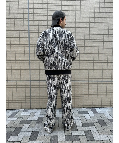 many men many mind（メニーメンメニーマインド）の「many men many mind / ルーズシルエットゴブランリブブルゾン（ブルゾン・メンズ・ブラック/ホワイト系その他・X-LARGE/LARGE/MEDIUM）」の14枚目の写真