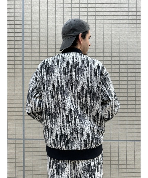many men many mind（メニーメンメニーマインド）の「many men many mind / ルーズシルエットゴブランリブブルゾン（ブルゾン・メンズ・ブラック/ホワイト系その他・X-LARGE/LARGE/MEDIUM）」の15枚目の写真