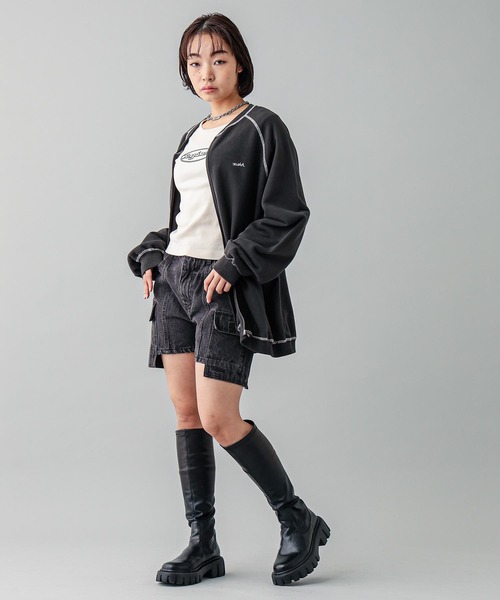 X-girl（エックスガール）の「GOTHIC LOGO PLATE NECKLACE（ネックレス・レディース・シルバー・ONE SIZE）」の15枚目の写真