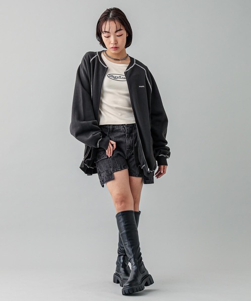 X-girl（エックスガール）の「GOTHIC LOGO PLATE NECKLACE（ネックレス・レディース・シルバー・ONE SIZE）」の17枚目の写真