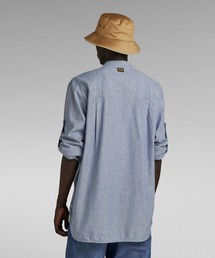 G-STAR RAW (ジースターロゥ) Core Slim Shirt (コア スリム シャツ) ストライプ スリム フィット ストレット シャツ G-STAR RAW シャツ ONE PKT REGULAR SHIRT/ストライプレギュラー