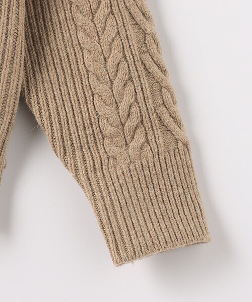 green label relaxing（グリーンレーベルリラクシング）の「アラン ジャカード クルーネック ニット（ニット/セーター・メンズ・ベージュ/レッド/オフホワイト・L/S/M/XL）」の13枚目の写真