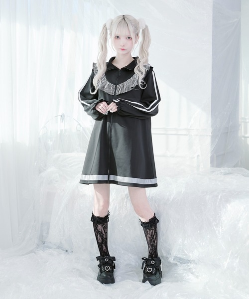 Pal elfy（パルエルフィー）の「ジャージワンピース（ワンピース