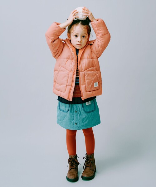 BEAMS mini（ビームスミニ）の「機能綿 フード ブルゾン 2024FW（90～150cm）（ブルゾン・キッズ・レッド系その他/その他/ネイビー・90/100/110/120/130/140/150）」の6枚目の写真