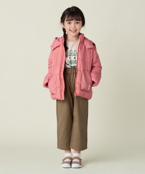 BEAMS mini（ビームスミニ）の「機能綿 フード ブルゾン 2024FW（90～150cm）（ブルゾン・キッズ・レッド系その他/その他/ネイビー・90/100/110/120/130/140/150）」の9枚目の写真