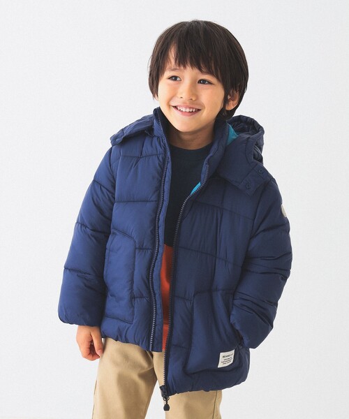 BEAMS mini（ビームスミニ）の「機能綿 フード ブルゾン 2024FW（90～150cm）（ブルゾン・キッズ・レッド系その他/その他/ネイビー・90/100/110/120/130/140/150）」の12枚目の写真
