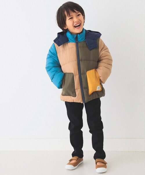 BEAMS mini（ビームスミニ）の「機能綿 フード ブルゾン 2024FW（90～150cm）（ブルゾン・キッズ・レッド系その他/その他/ネイビー・90/100/110/120/130/140/150）」の21枚目の写真
