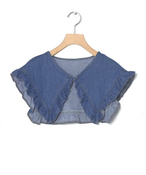 w closet（ダブルクローゼット）の「【SETアイテム】フリル衿付きシャツ（シャツ/ブラウス・レディース・ブルー・FREE）」の19枚目の写真