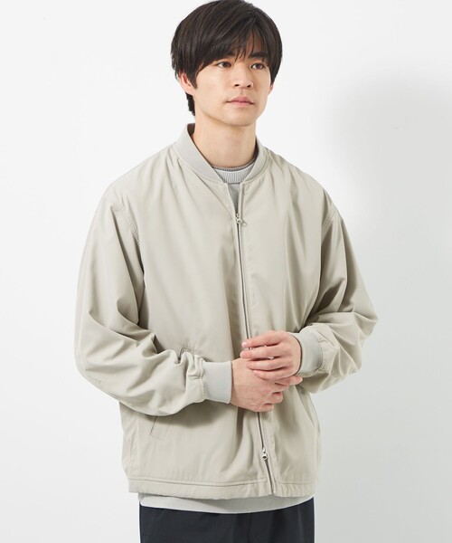green label relaxing（グリーンレーベルリラクシング）の「ストレッチ スーヴェニア ブルゾン -ストレッチ・撥水-（ブルゾン・メンズ・オリーブ/ネイビー/ナチュラル・M/L/S/XL）」の4枚目の写真