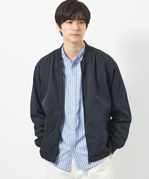 green label relaxing（グリーンレーベルリラクシング）の「ストレッチ スーヴェニア ブルゾン -ストレッチ・撥水-（ブルゾン・メンズ・オリーブ/ネイビー/ナチュラル・M/L/S/XL）」の9枚目の写真