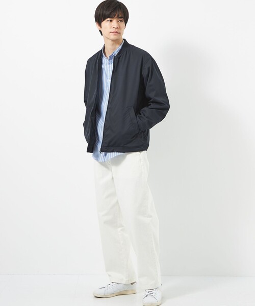 green label relaxing（グリーンレーベルリラクシング）の「ストレッチ スーヴェニア ブルゾン -ストレッチ・撥水-（ブルゾン・メンズ・オリーブ/ネイビー/ナチュラル・M/L/S/XL）」の11枚目の写真
