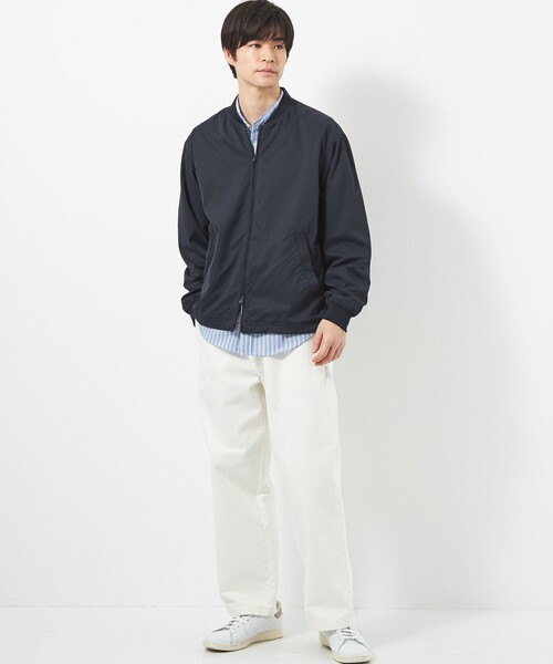 green label relaxing（グリーンレーベルリラクシング）の「ストレッチ スーヴェニア ブルゾン -ストレッチ・撥水-（ブルゾン・メンズ・オリーブ/ネイビー/ナチュラル・M/L/S/XL）」の12枚目の写真