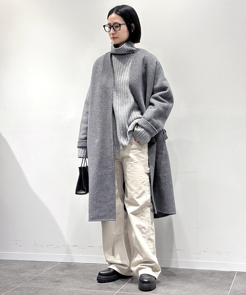 AP STUDIO(エーピーストゥディオ)の「【HAIKURE/ハイクル】WINONA painter denim(デニムパンツ・レディース・アイボリー・27)」の5枚目の写真