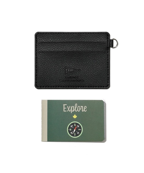 HIGHTIDE(ハイタイド)の「FARM HUT ファームハット カードホルダー + EDC ノートブック(パスケース・メンズ・グリーン/グレー/ブラック/ネイビー・FREE)」の8枚目の写真