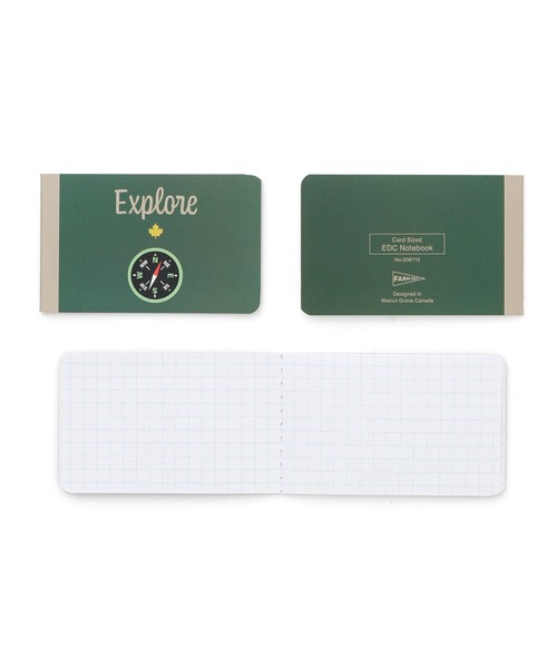 HIGHTIDE(ハイタイド)の「FARM HUT ファームハット カードホルダー + EDC ノートブック(パスケース・メンズ・グリーン/グレー/ブラック/ネイビー・FREE)」の14枚目の写真