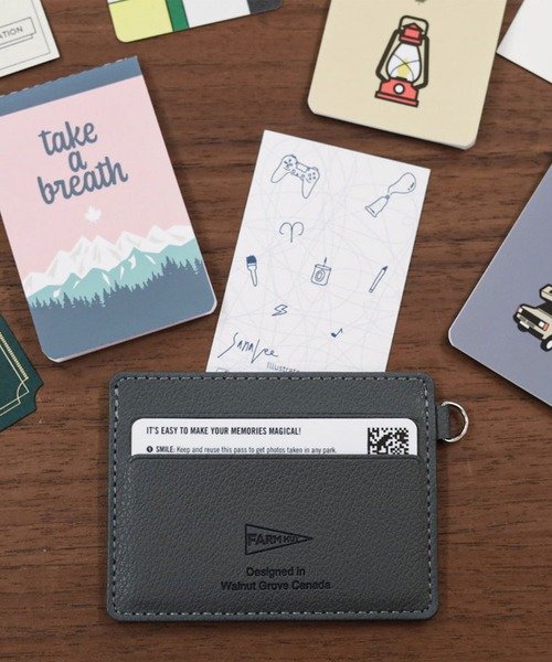 HIGHTIDE(ハイタイド)の「FARM HUT ファームハット カードホルダー + EDC ノートブック(パスケース・メンズ・グリーン/グレー/ブラック/ネイビー・FREE)」の16枚目の写真