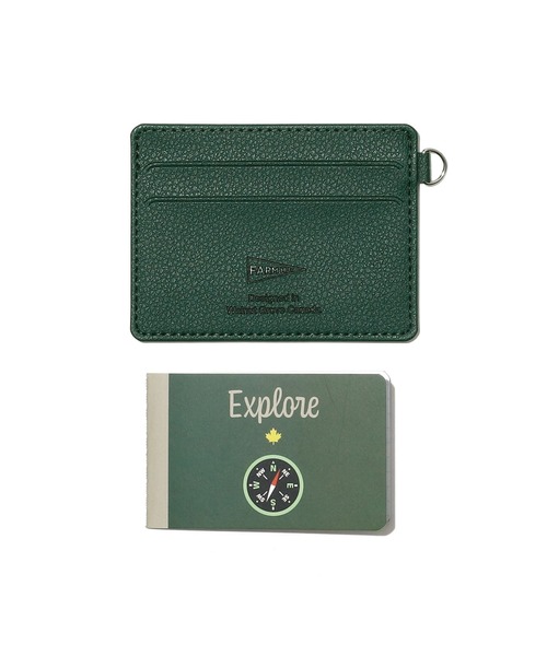 HIGHTIDE(ハイタイド)の「FARM HUT ファームハット カードホルダー + EDC ノートブック(パスケース・メンズ・グリーン/グレー/ブラック/ネイビー・FREE)」の22枚目の写真