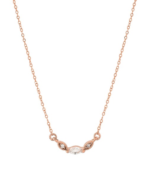 ANEMONE(アネモネ)の「ビジューラインネックレス(ネックレス・レディース・ピンクゴールド/ゴールド・FREE)」の3枚目の写真