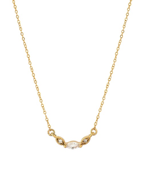 ANEMONE(アネモネ)の「ビジューラインネックレス(ネックレス・レディース・ピンクゴールド/ゴールド・FREE)」の4枚目の写真