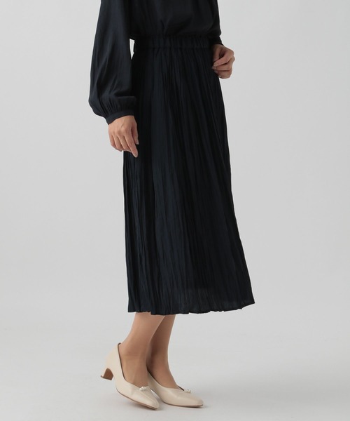 Elura（エルーラ）の「セレモニ－&お祝いプリーツスカート／988746（スカート・レディース・ピンクベージュ/ネイビー・LARGE/MEDIUM）」の12枚目の写真