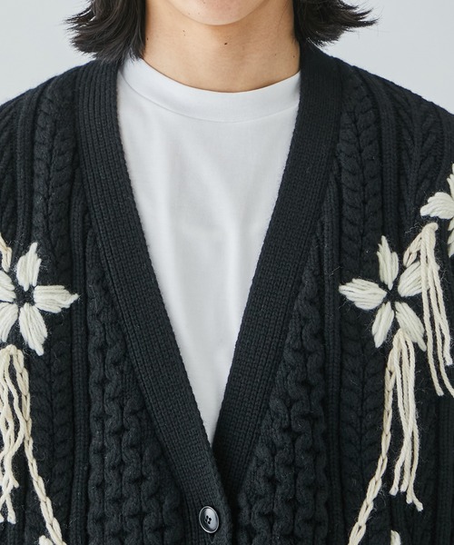 DISCOVERED（ディスカバード）の「STUDIOUS別注KNIT（カーディガン