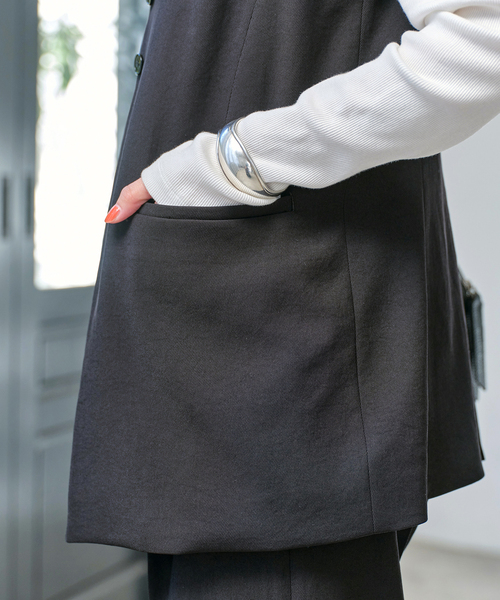 Spick＆Span　PEカルゼVカラージレ ≪追加≫PEカルゼVカラージレ（ジレ）｜Spick and Span