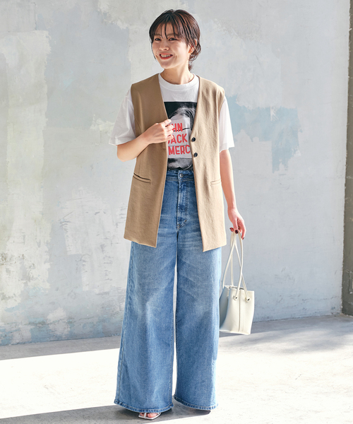 Spick & Span（スピックアンドスパン）の「PEカルゼVカラージレ