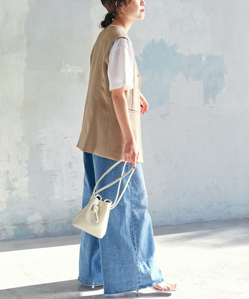 ≪追加≫PEカルゼVカラージレ（ジレ）｜Spick and Span