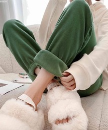 Miniministore(ミニミニストア)のフリースパンツ 暖かいルームウェアパンツ(カーゴパンツ)
