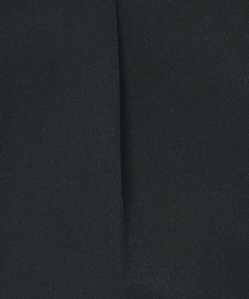 ITS'DEMO（イッツデモ）の「◆【普段着にも使える／卒業式・入学式／オフィス／セレモニー／ウエストゴム】ダブルクロステーパードパンツ（その他パンツ・レディース・ブラック/ナチュラル・00）」の6枚目の写真