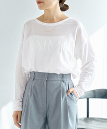 IENA - AURALEE/オーラリー IENA 別注VネックTシャツ IENA（イエナ）の「AURALEE*IENA 別注VネックTシャツ◇（Tシャツ