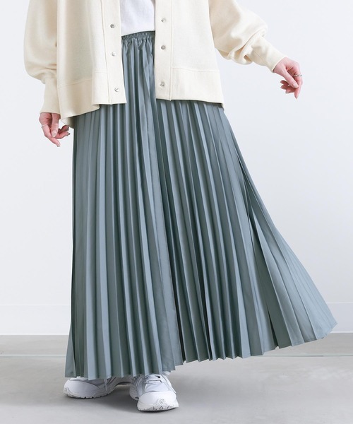 osharewalker（オシャレウォーカー）の「【廃盤】『アコーディオンプリーツスカート』（スカート・レディース・ブラック/グレイッシュブルー/アイボリー・FREE）」の21枚目の写真
