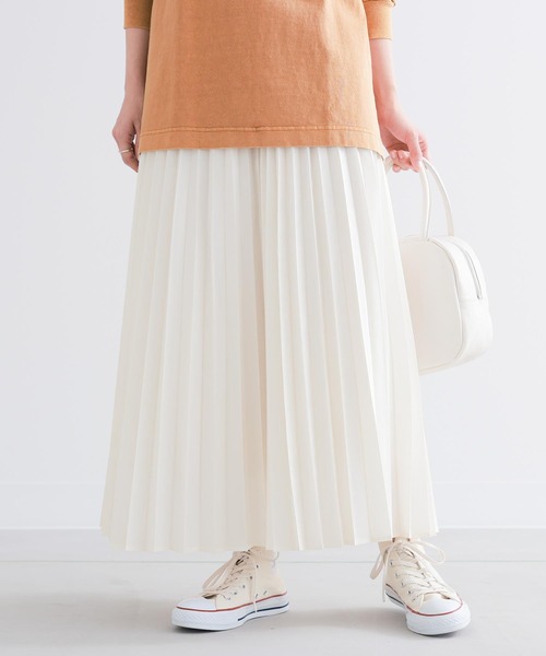 osharewalker（オシャレウォーカー）の「【廃盤】『アコーディオンプリーツスカート』（スカート・レディース・ブラック/グレイッシュブルー/アイボリー・FREE）」の16枚目の写真